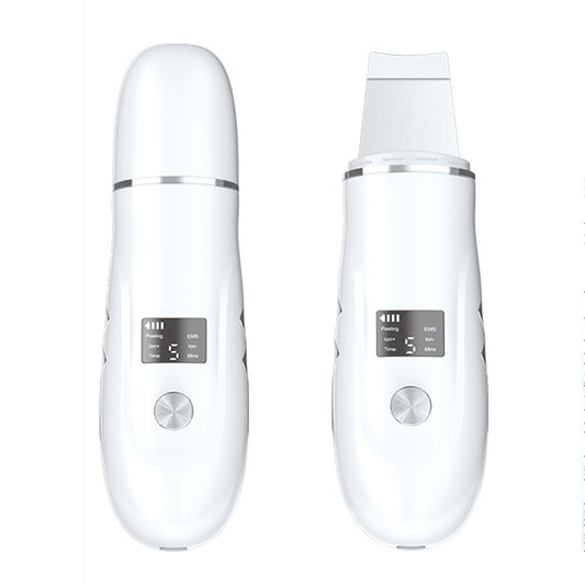 Ultrasonic Skin Scrubber Facial Peeling Blackhead Remover Deep Face Cleaning Pore Spatula Ultrasonic Face Cleaning Skin Scrubber
