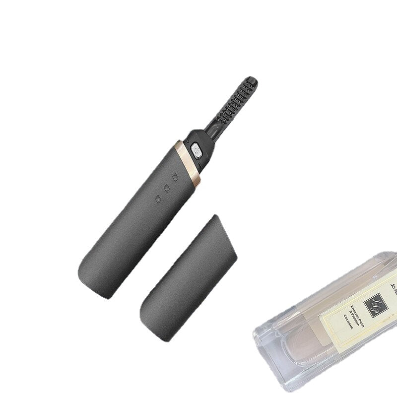 Electric Heated Eyelash Curler Portable Pen 40s Quick Heating USB Rechargeable Long Lasting Natural Eyelash Curler Makeup Tools